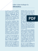 Guía General Sobre Cómo Trabajar La Situación Problemática