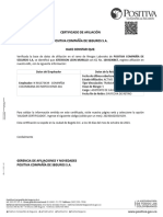 CertificadoTrabajador ARL