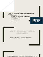 Apa 7th Edition Citation Generator