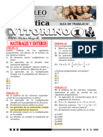 Sistema de Numeros Naturales y Enteros 1 Intensivo (Victor Hugo)