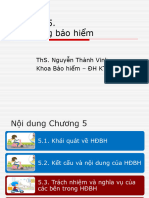 Chuong 5. Hop Dong Bao Hiem