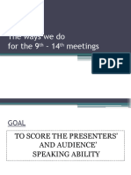 9th-13th Meetings
