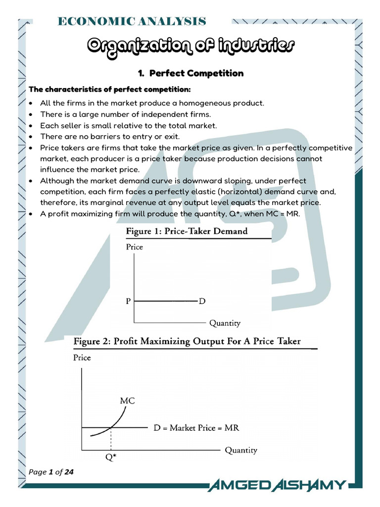 Economic Analysis Ch.7.2023 | PDF | Profit (Economics) | Monopoly