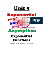 Unit 5 - Exponential Functions