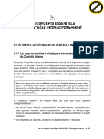 Les Concepts Essentiels Du Contrôle Interne Permanent