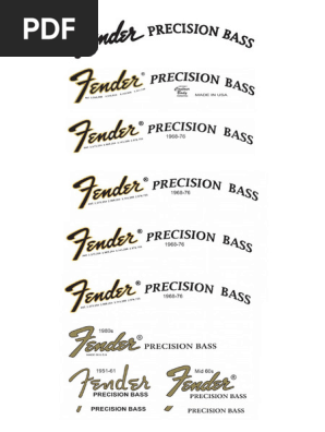 Fender decal