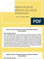 Sejarah Hukum Perkawinan Islam Di Indonesia