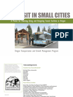 Transit Facilities in Small Cities