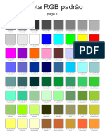 Paleta de Cores RGB