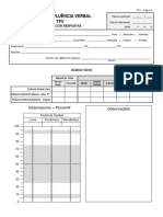 Teste de Fluência Verbal - Protocolo