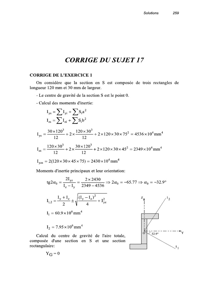 Corrige 17 | PDF