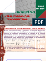 Pre 2024-I Sesion - 8.2 - Transformaciones - Trigonometricas