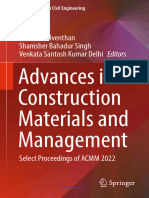 Advances in Construction Materials and Management Select Proceedings