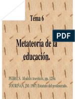 Metateoría Pedagógica