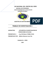 Trabajo de Investigación 1 - Estadistica e Investigacion