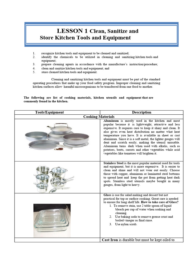 Lesson 1 PDF Refrigerator Home
