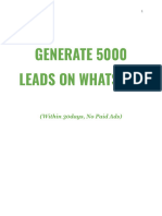 5,000 Lead Generation