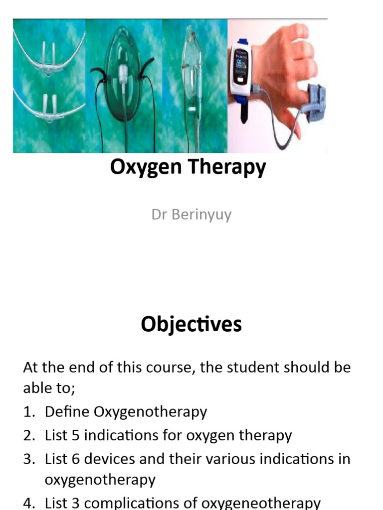 Oxygen Therapy PDF Oxygen Health Care