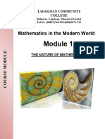 Modern Math Module 1