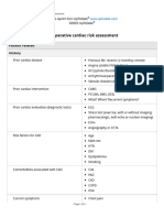 Key Components For Preoperative Cardiac Risk Assessment