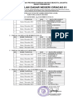 Jadwal Sas Semester I - Tp. 2023-2024 - Ciracas