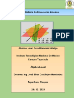 Tema 3 Algebra Lineal (Sistema de Ecuaciones Lineales)