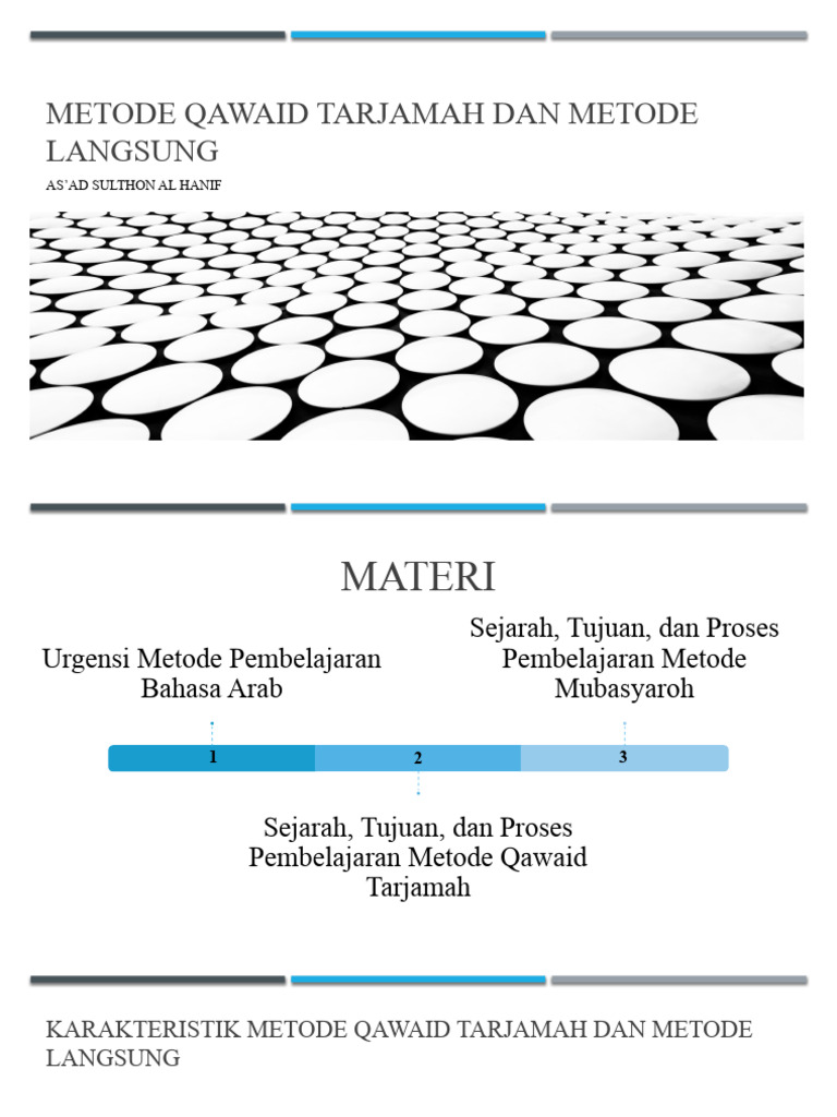 Metode Qawaid Tarjamah Dan Metode Langsung | PDF