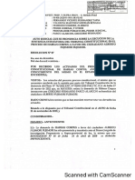 Auto de juzgado de Ica sobre la ejecución de sentencia del TC acerca del indulto de Alberto Fujimori