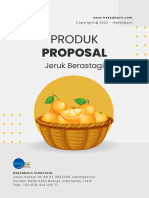 Proposal Penawaran Kerjasama Supplier Jeruk Berastagi