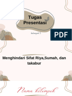 Kelompok 5 - Menghindari Sifat Riya',sumah, Dan Takabur