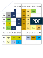 TR Nora Timetable