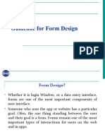 Lecture 4 Form Design