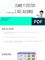 Alcoholismo y Efectos Agudos Del Alcohol