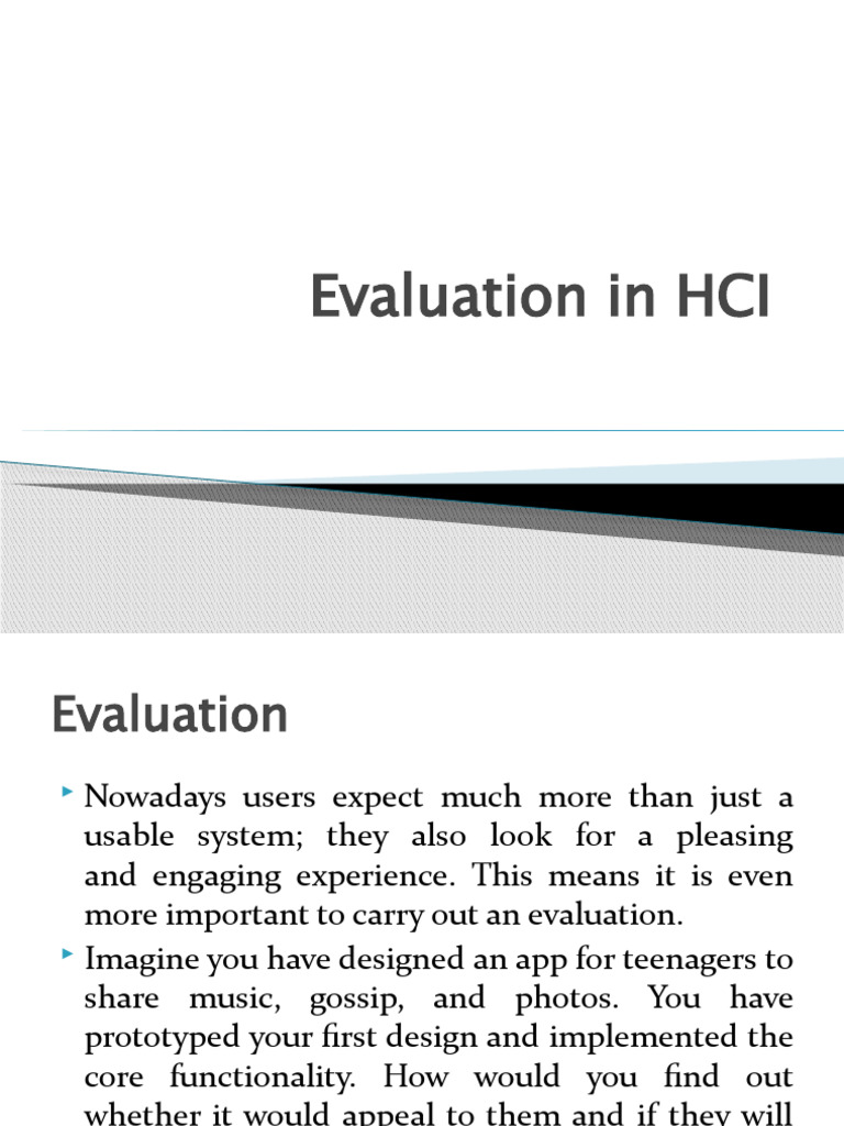 Formative Usability Evaluation in HCI | PDF | Usability | Cyberspace