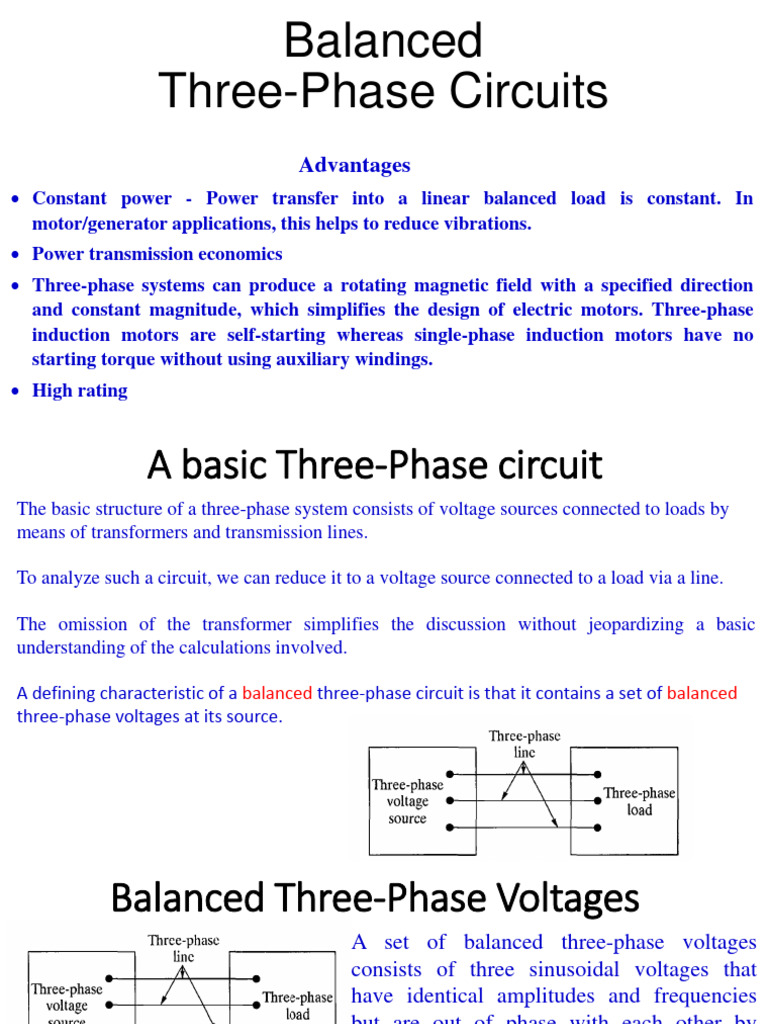 3 Phase PDF Electrical Impedance Electric Motor