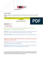 Comprensión Y Redacción de Textos I Ciclo 2023 - Agosto Semana 14-Sesión 2 Trabajo en Equipo