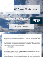 Lecture # 07 AC Voltage Controller