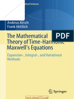 Time Harmonic Maxwell Equations