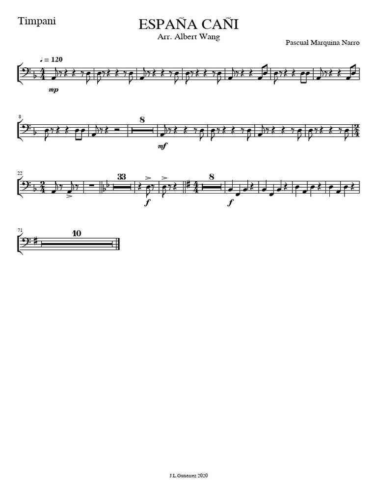 Cymbal Timpani PDF