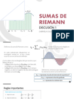 Discusión 1 - Sumas de Riemann