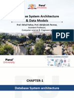 Database System Architecture & Data Models: Prof. Shital Pathar, Prof. Abhijitsinh Parmar