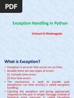 Exception Handling in Python