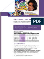 Curso La Voz Hablada