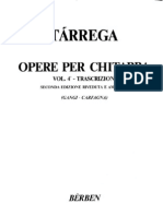 Francisco Tarrega - Integral - Vol.4 - Transcriptions