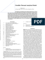 Overview of Satellite Thermal Analytical Model