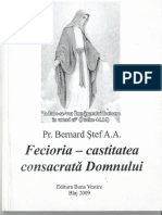 Bernard Ștef - Fecioria - Castitatea Consacrată Domnului - Buna Vestire 2009