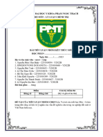 Tiểu Luận Kiểm Tra Cuối Kỳ Môn Triết Học