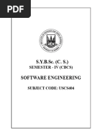 SY BSC CS Software Engineering