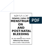 Islamic Rules On Menstruation & Post Natal Bleeding1