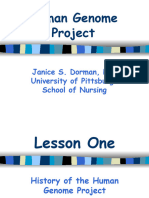 Human Genome Project: Janice S. Dorman, PHD University of Pittsburgh School of Nursing